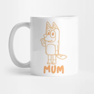 Mum Chilli Neon effect Mug